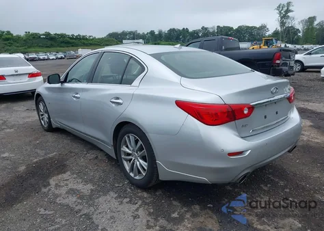 2014 Infiniti Q50 Premium z USA, uszkodzony, nr VIN JN1BV7AR3EM684464